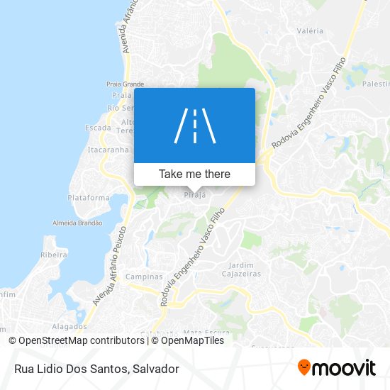 Mapa Rua Lidio Dos Santos