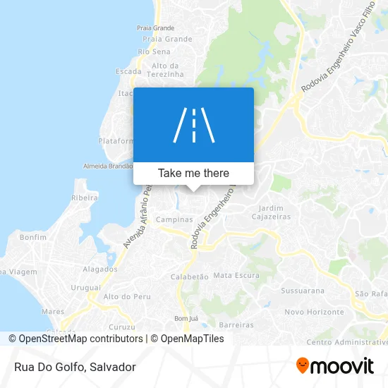Rua Do Golfo map