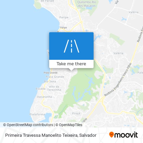 Primeira Travessa Manoelito Teixeira map