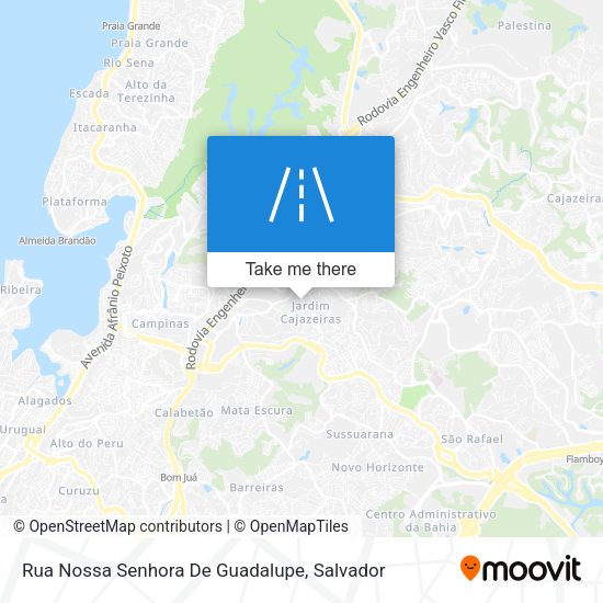 Rua Nossa Senhora De Guadalupe map