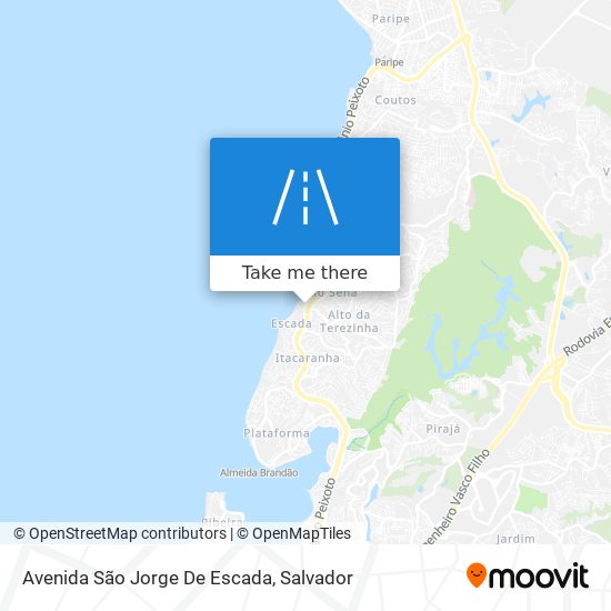 Avenida São Jorge De Escada map