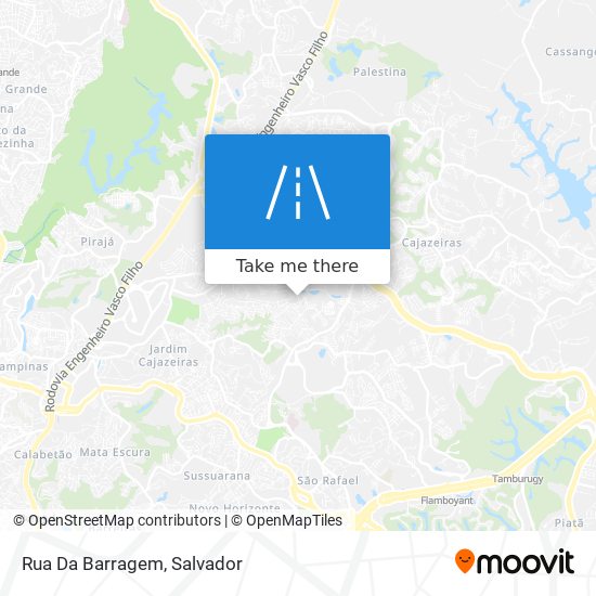 Mapa Rua Da Barragem