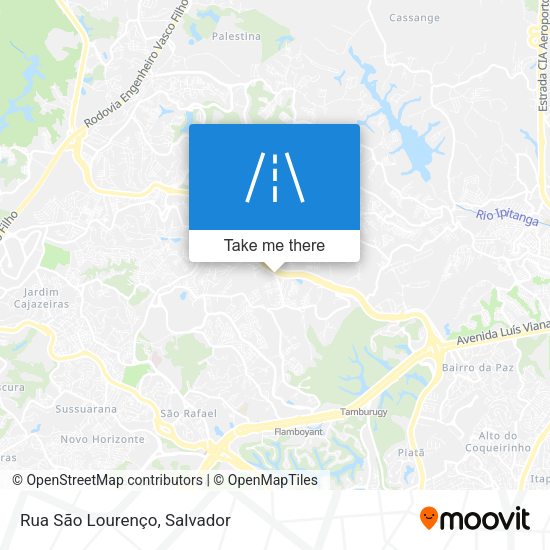 Rua São Lourenço map