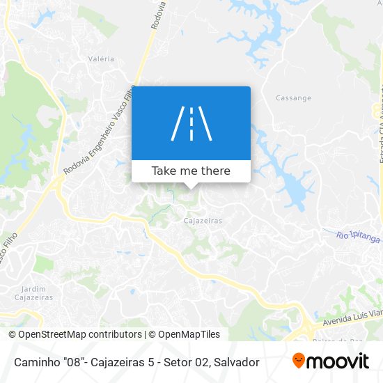 Caminho "08"- Cajazeiras 5 - Setor 02 map
