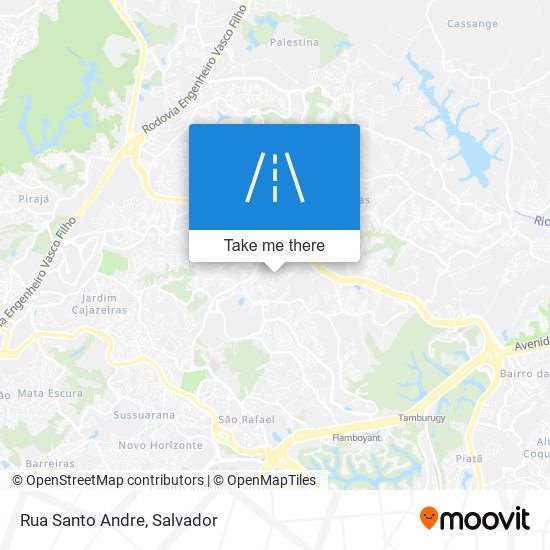 Rua Santo Andre map