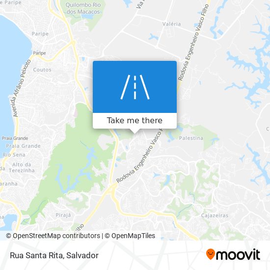 Rua Santa Rita map