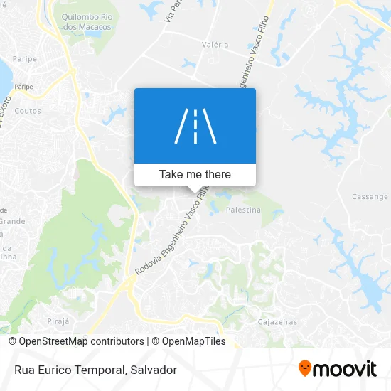Rua Eurico Temporal map