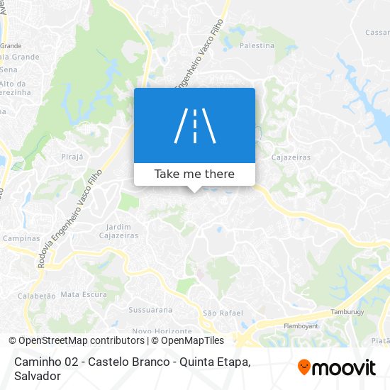 Caminho 02 - Castelo Branco - Quinta Etapa map