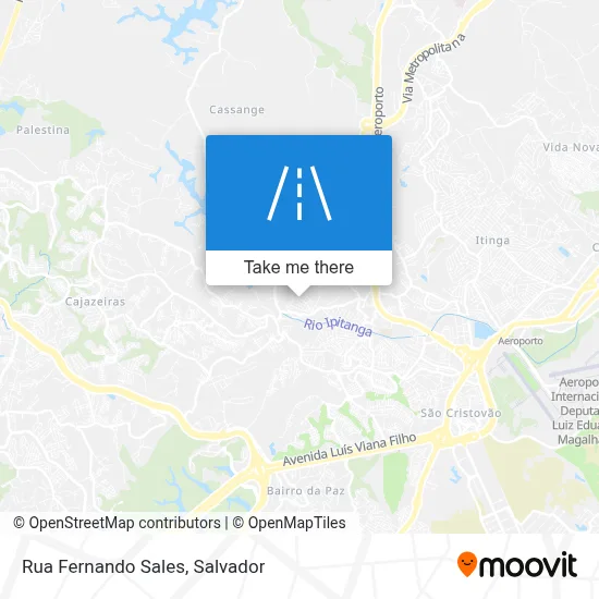 Rua Fernando Sales map