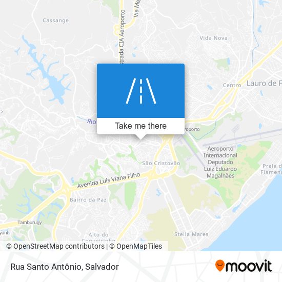 Rua Santo Antônio map