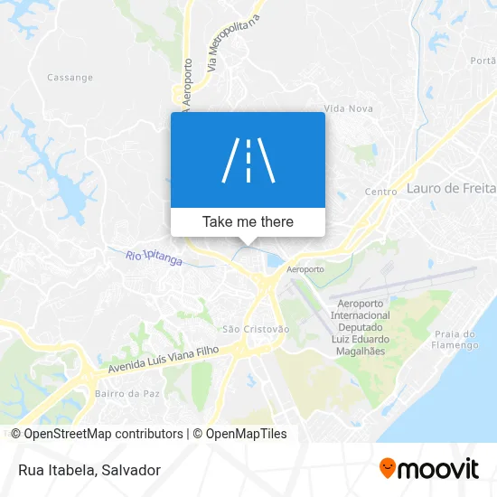 Rua Itabela map