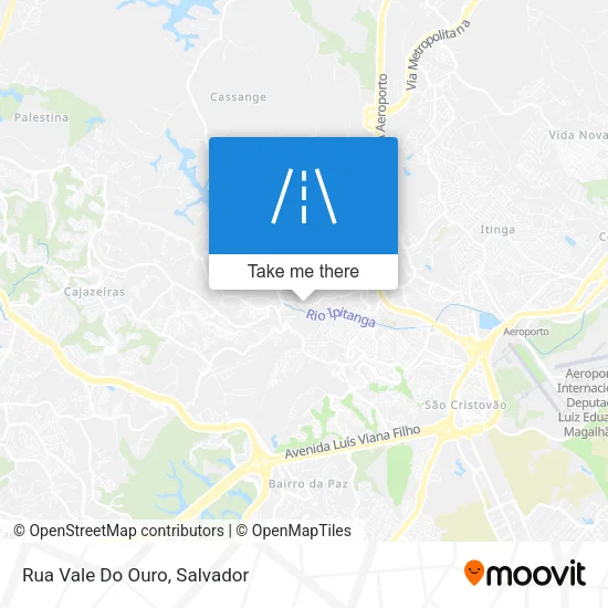 Rua Vale Do Ouro map