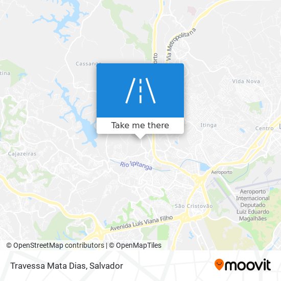 Mapa Travessa Mata Dias