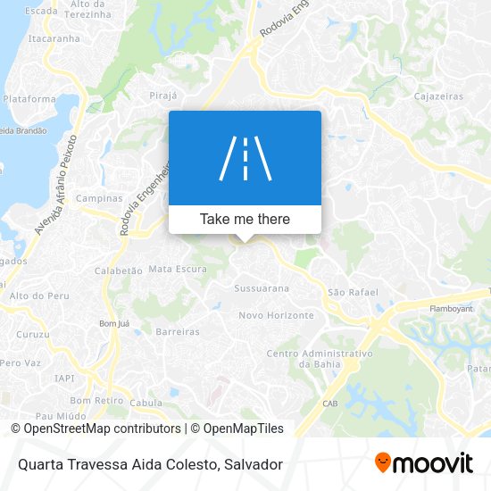 Quarta Travessa Aida Colesto map