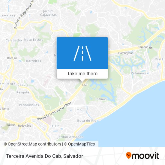 Terceira Avenida Do Cab map