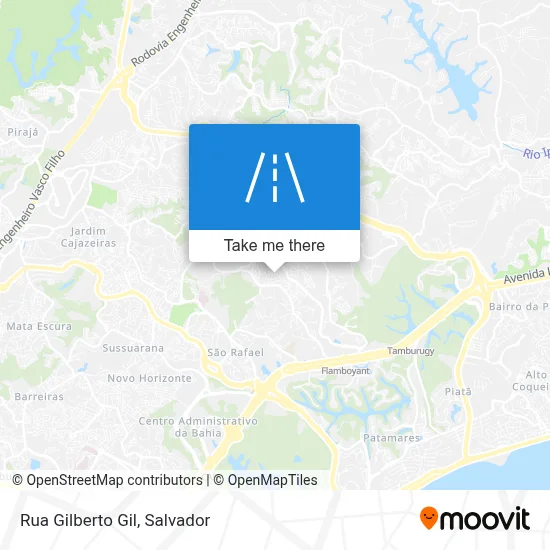 Rua Gilberto Gil map