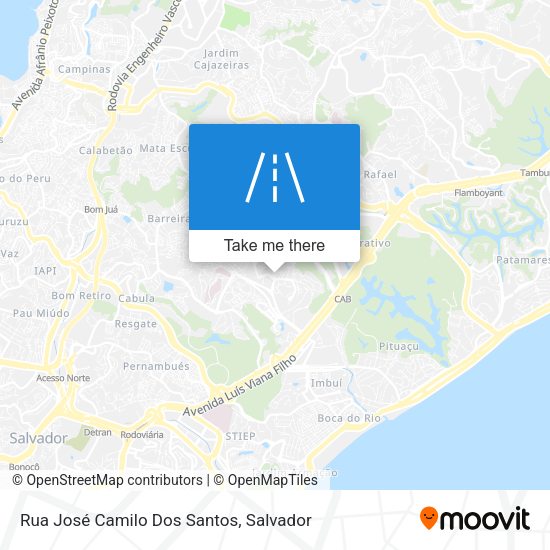 Rua José Camilo Dos Santos map