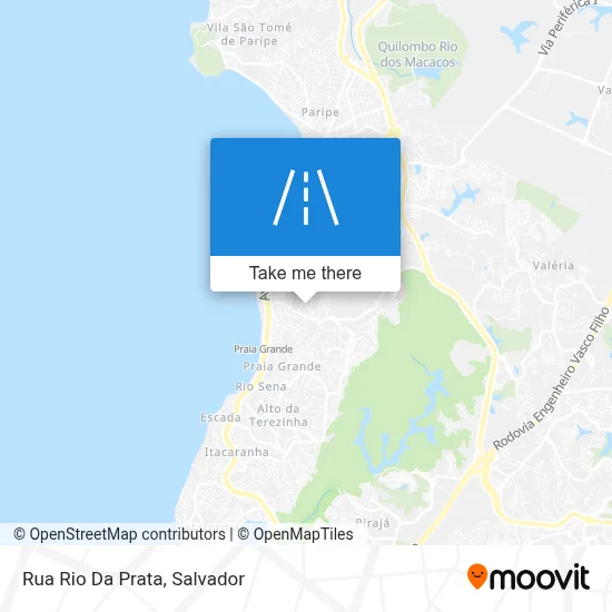 Rua Rio Da Prata map