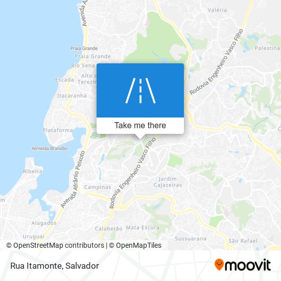 Rua Itamonte map