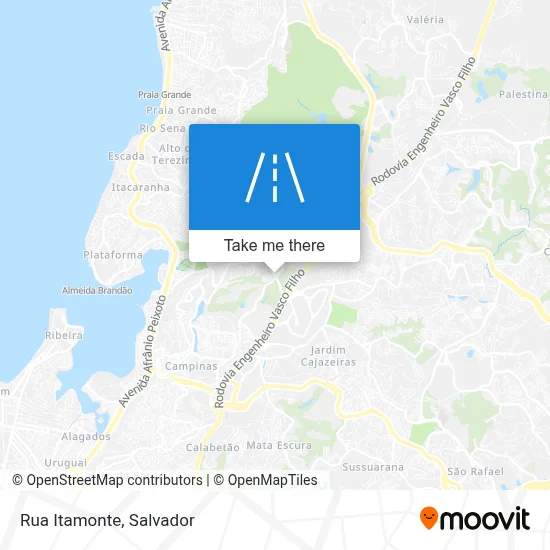 Rua Itamonte map