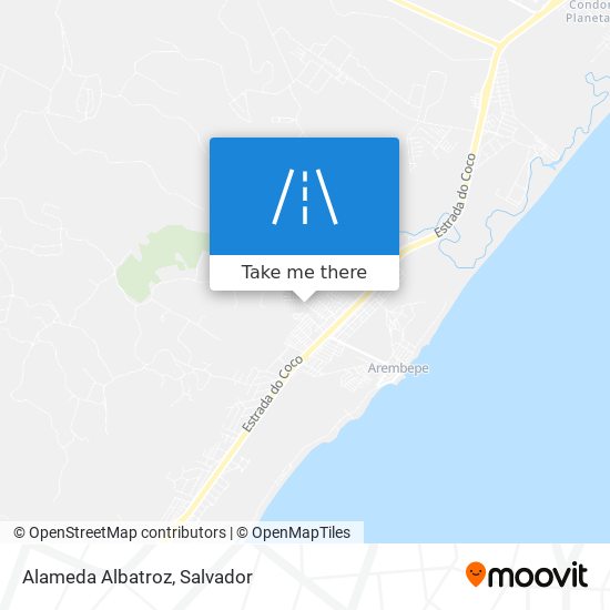 Alameda Albatroz map