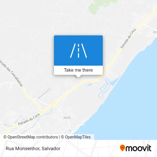Rua Monsenhor map