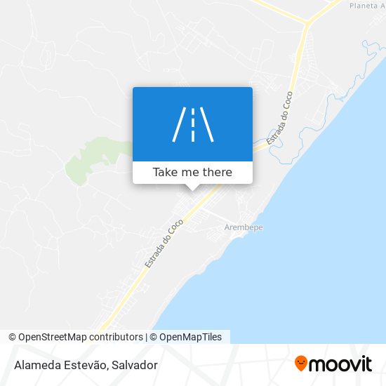 Mapa Alameda Estevão