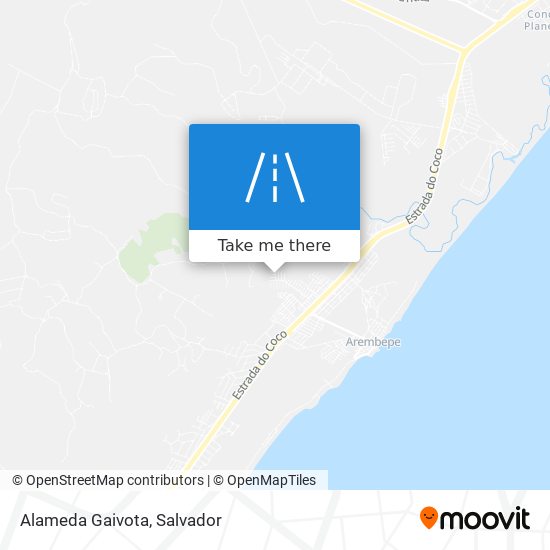 Alameda Gaivota map