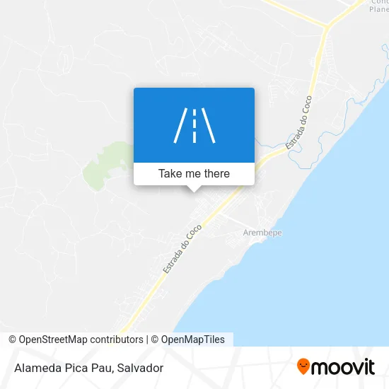 Alameda Pica Pau map