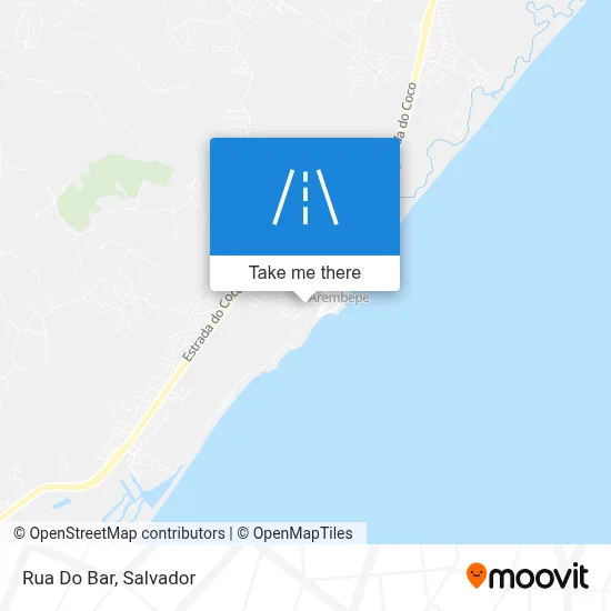 Rua Do Bar map