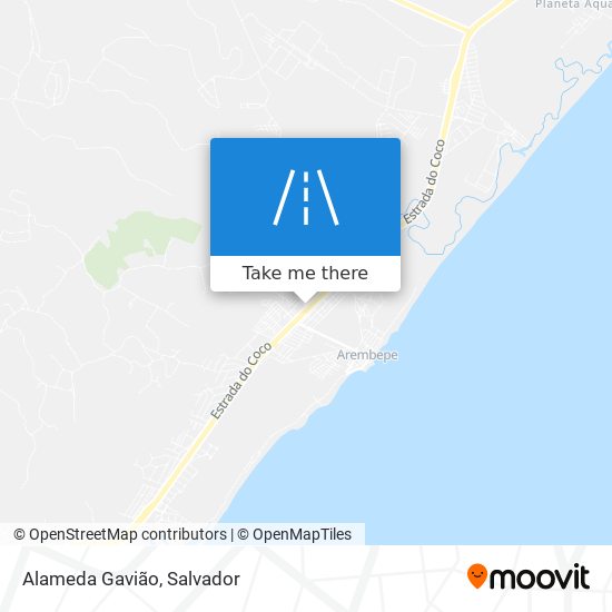 Mapa Alameda Gavião