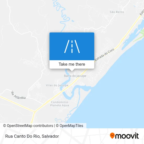 Rua Canto Do Rio map