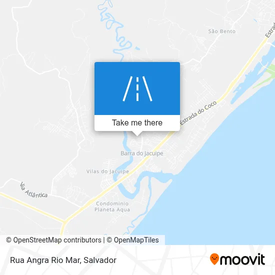Rua Angra Rio Mar map