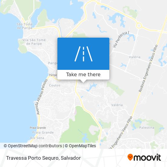 Mapa Travessa Porto Sequro