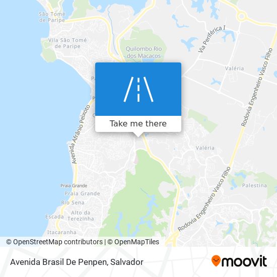 Avenida Brasil De Penpen map
