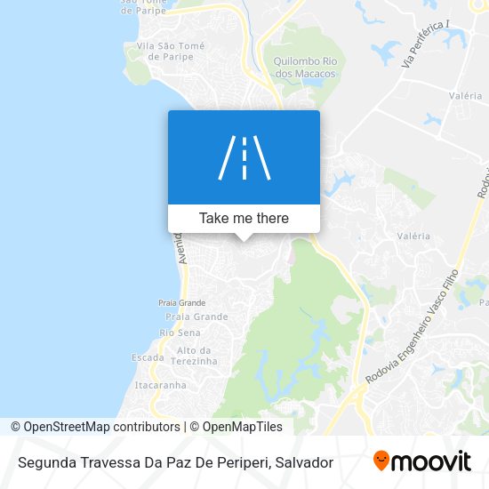 Segunda Travessa Da Paz De Periperi map