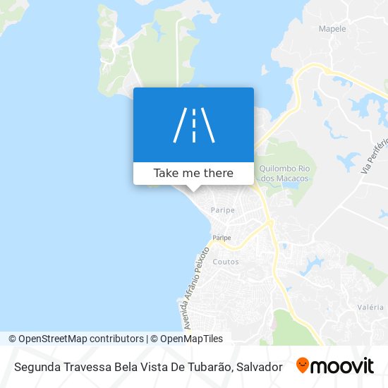 Mapa Segunda Travessa Bela Vista De Tubarão