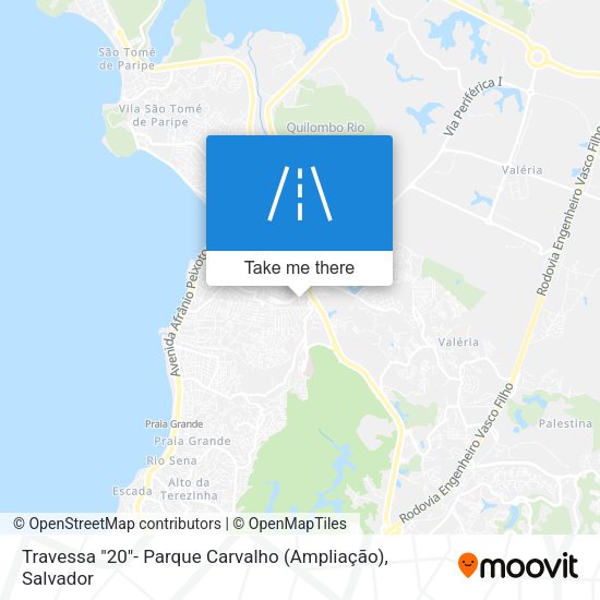 Travessa "20"- Parque Carvalho (Ampliação) map