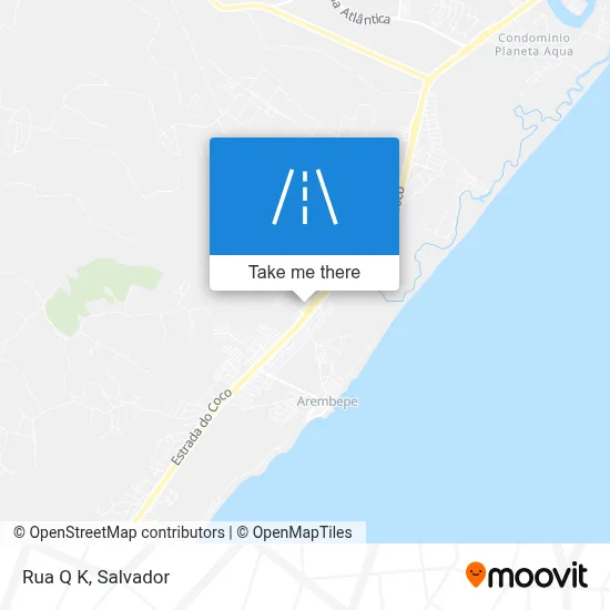 Rua Q K map