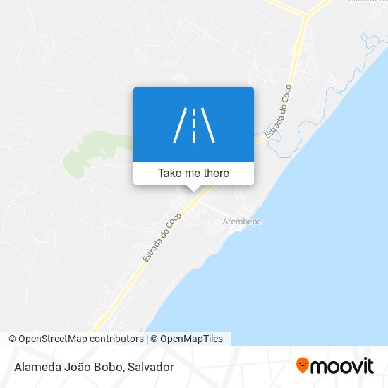 Mapa Alameda João Bobo