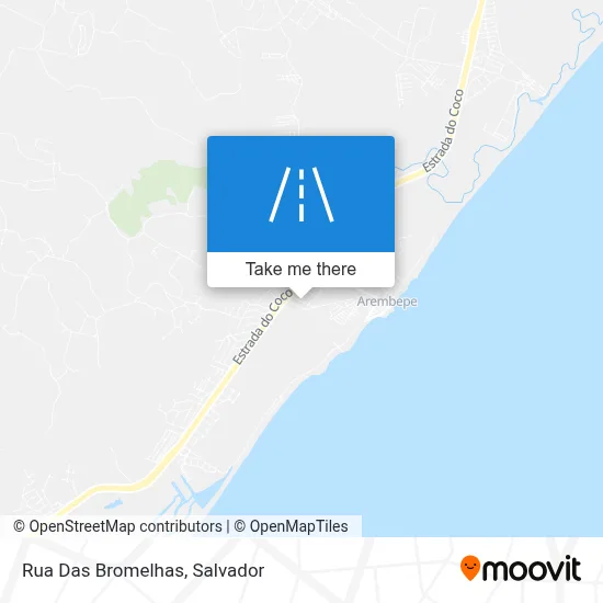Rua Das Bromelhas map