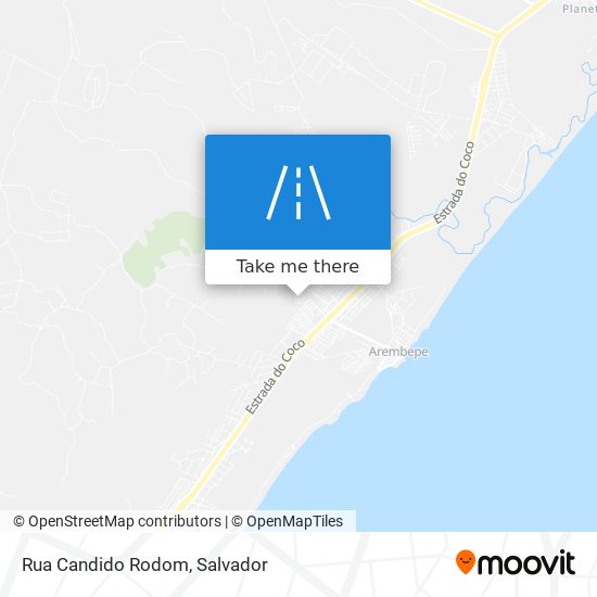 Rua Candido Rodom map