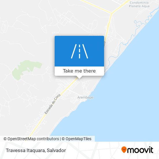 Mapa Travessa Itaquara