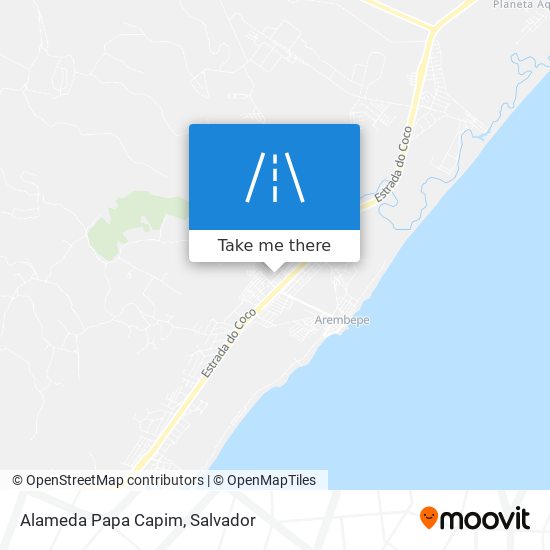 Mapa Alameda Papa Capim