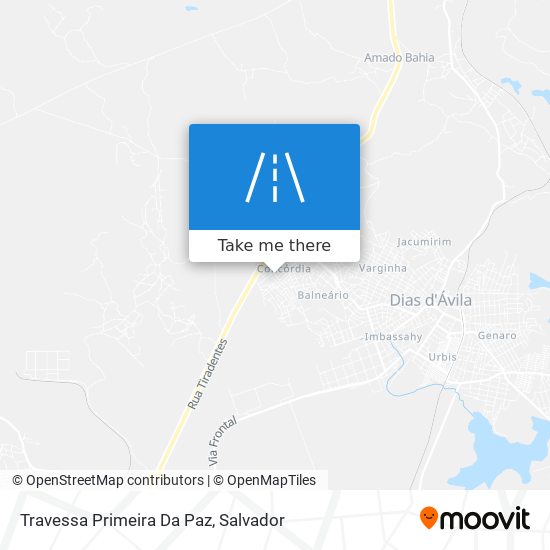 Travessa Primeira Da Paz map