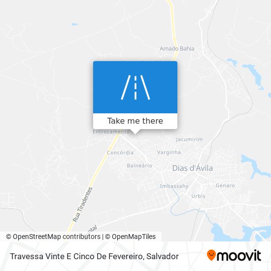 Travessa Vinte E Cinco De Fevereiro map