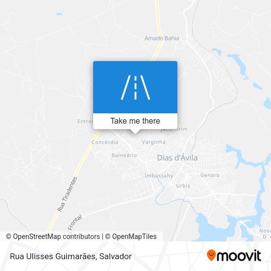 Rua Ulisses Guimarães map