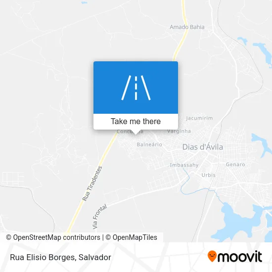 Rua Elisio Borges map