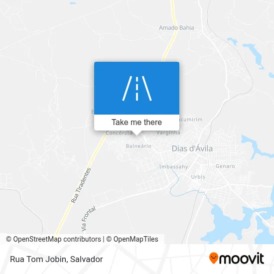 Rua Tom Jobin map