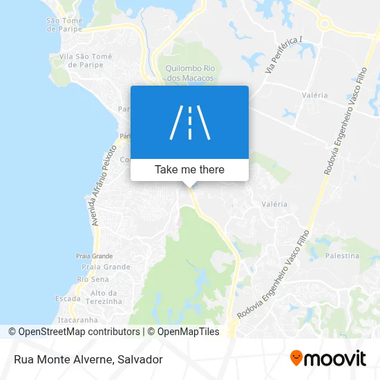 Rua Monte Alverne map